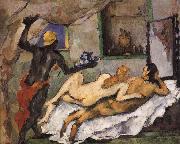 Paul Cezanne Naples afternoon oil painting reproduction